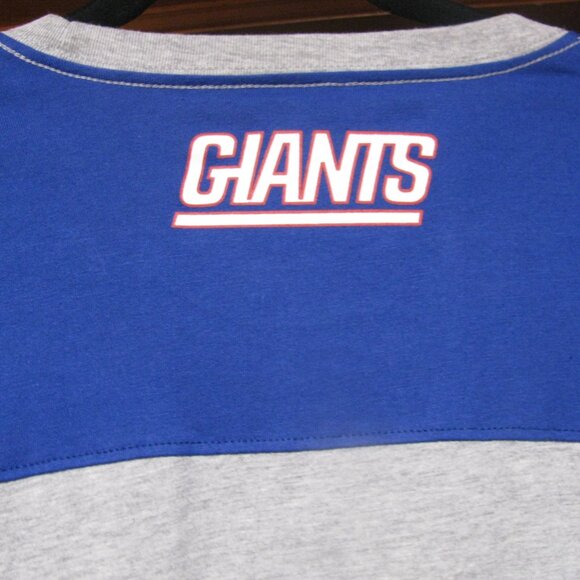 NEW YORK NY  GIANTS NFL EMBROIDERED LONG SLEEVE SHIRT SIZE XL NWOT????? GORGEOUS - Picture 6 of 8